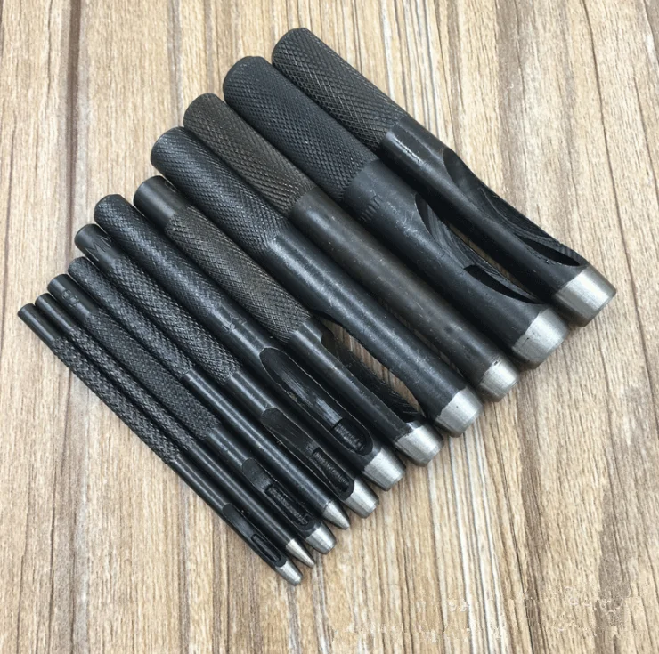 Черный Пособия по немецкому языку на стальном браслете для пробивки отверстий в