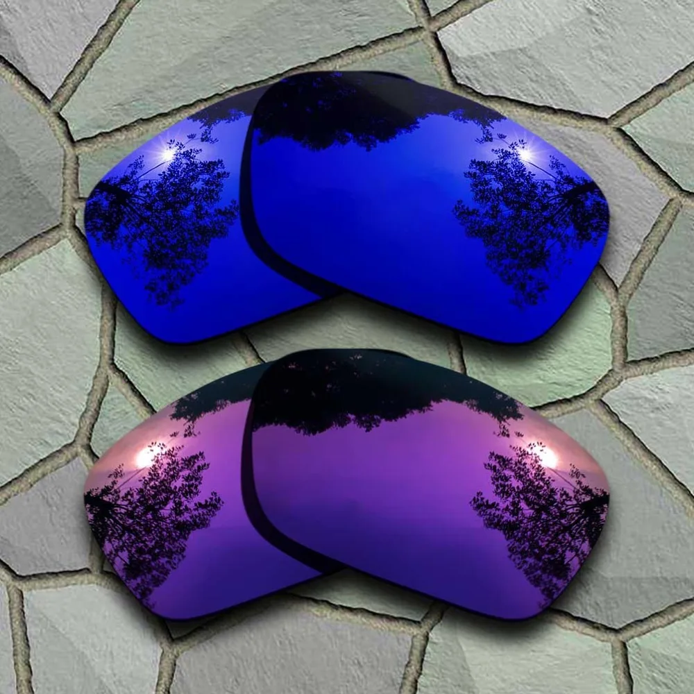 Поляризованные Сменные линзы для солнечных очков Oakley фиолетовые синие и