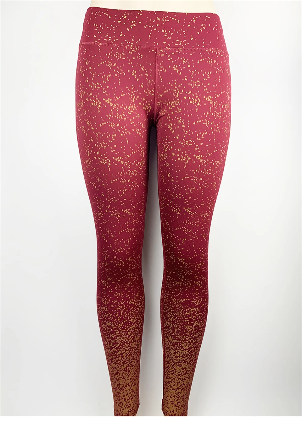 Yoga Sport Leggings Women Pants Fitness Breathable Stretch Slim Gym Tights Workout Black Gold Running Pants Female Yoga Leggings