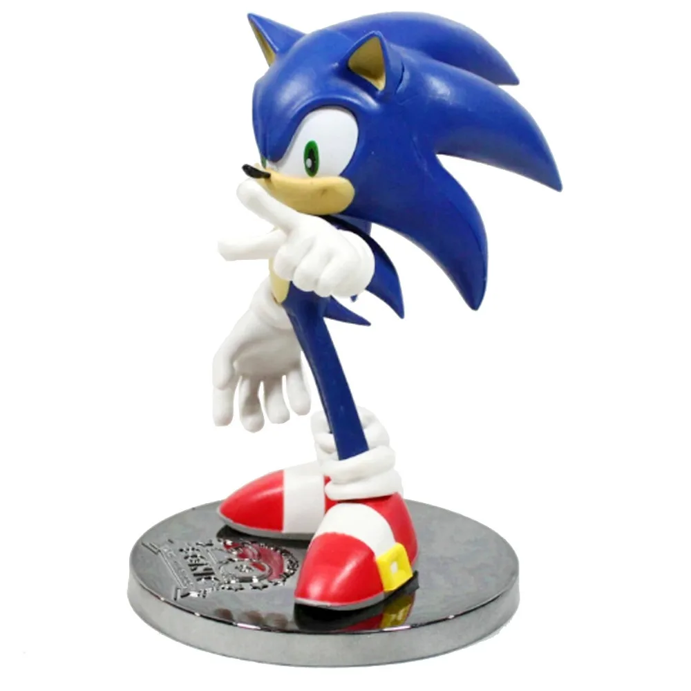 JP Аниме Sega Sonic The Hedgehog 20th Юбилей 18 см/7 &quotРисунок Новый в коробке Бесплатная