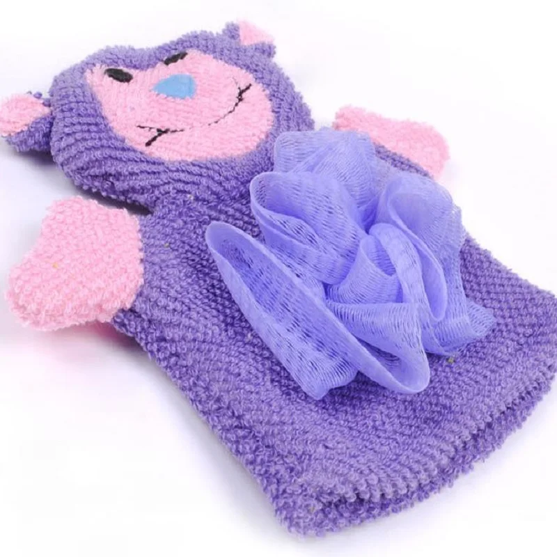 1 PCS Cute Soft Children Baby Shower Bathing Body Brush Cartoon Animals Style Bath Sponge Wash Cloth Towels 5 Colors |