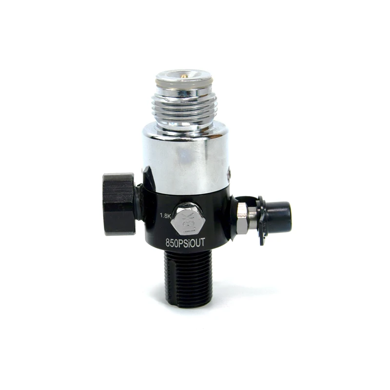 PCP Пейнтбол HPA регулятор 4500psi вход 850psi выход 5/8 18UNF регу2085|Пейнтбольные аксессуары|