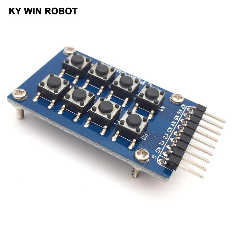 1 шт. 2x4 клавиатура 4x2 8 клавиш матричная кнопка для Arduino AVR PIC 2*4 | Электронные