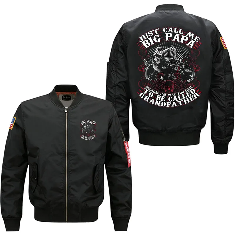 Мужская куртка бомбер 11 DuongJust Call me A big Papa|bomber flight jackets|flight jacketmen bomber |
