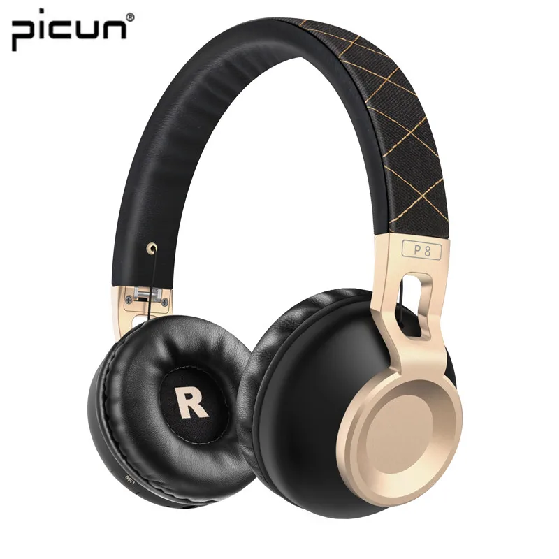 Picun P8 Bluetooth наушников бас Поддержка TF карты MP3 Беспроводной игровая гарнитура