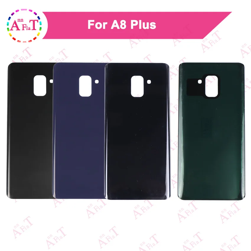 Заднее стекло для Samsung Galaxy A8 2018 A530F + A8Plus A730F A730DS крышка аккумулятора задняя корпуса