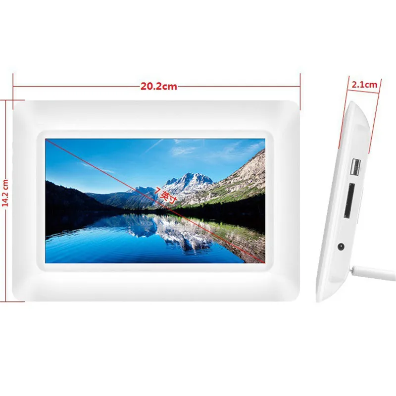 Tycipy HKD701 ЖК-экран 7-дюймовый однофункциональная цифровая фоторамка электронный
