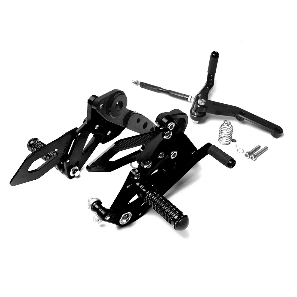 Алюминиевая Регулируемая подставка для ног Yamaha MT09 FZ09|rear set|foot restrear set foot pegs |