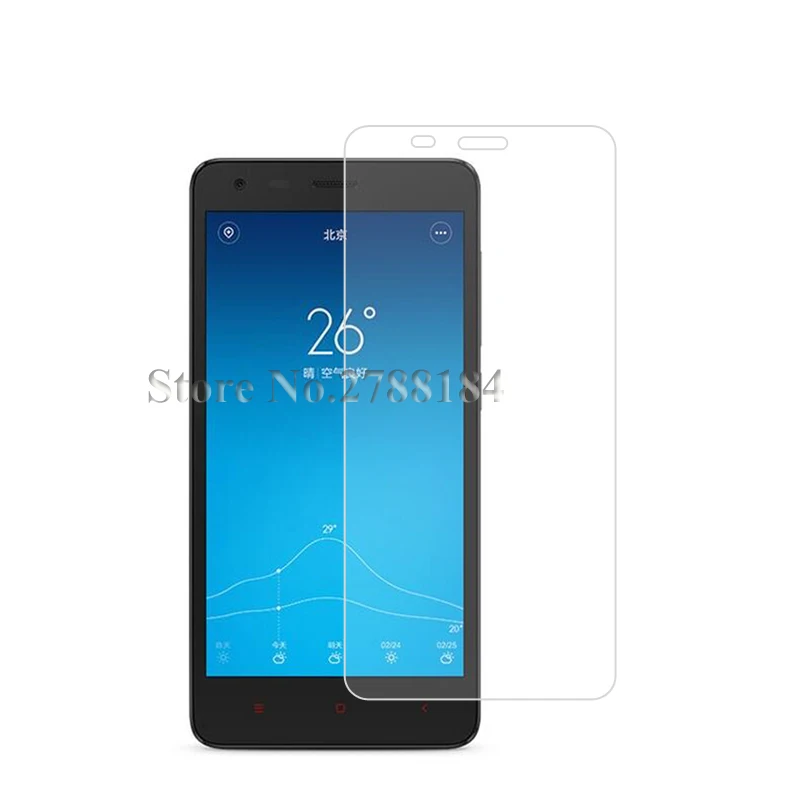2 шт 9H 0,26 мм Премиум Закаленное стекло для Xiaomi Redmi 2 Защитная пленка, стекло для Xiaomi Redmi 2 Redmi2 стекло