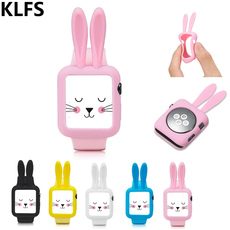 Чехол KLFS cute bunny для Apple Watch iWatch серии 1/2/3 38 42 мм|Ремешки часов| |