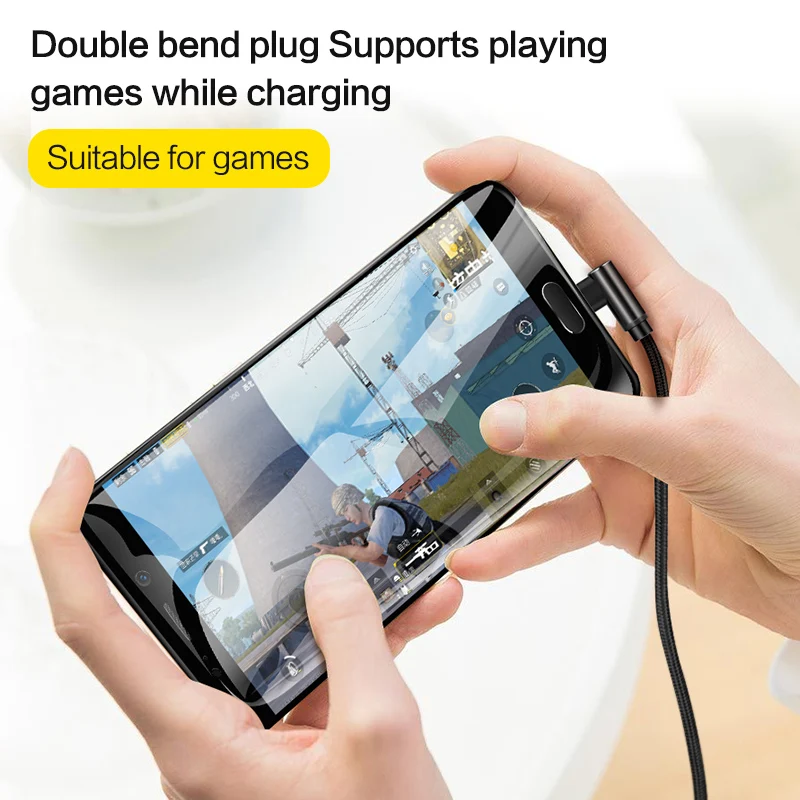 Micro USB кабель SmartDevil 90 градусов Microusb Android Быстрая зарядка L шнур данных зарядное устройство адаптер для Xiaomi samsung Планшеты кабели