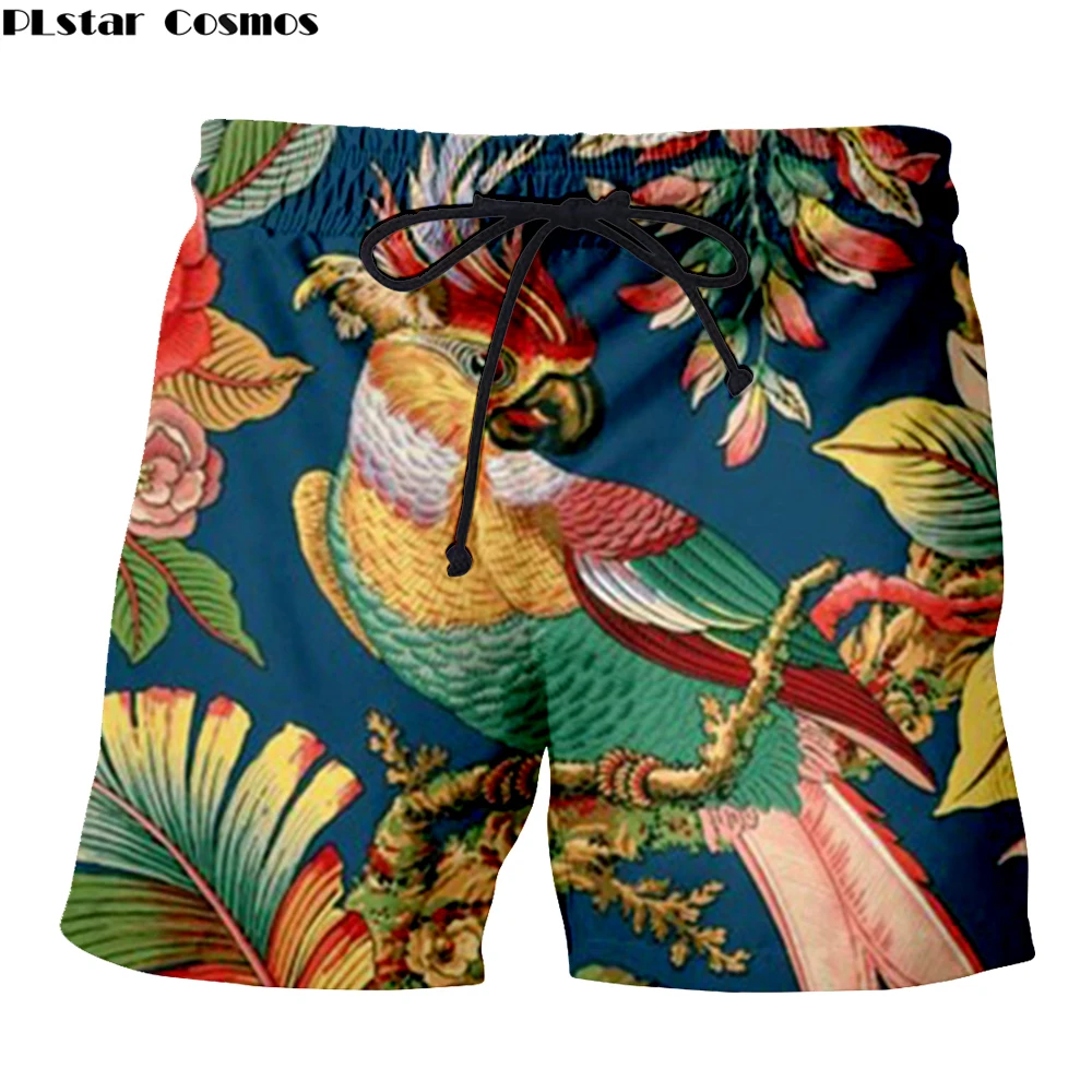 Для мужчин 3d попугай с принтом &quotптицы&quot Рубашки Домашние животные Павлин в