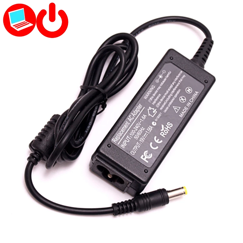 

10pcs 19V 1.58A AC Adapter Laptop Charger For acer aspire one PA-1300-04 A150 D150 AOA150-1840 AOA150-1777 For dell charger
