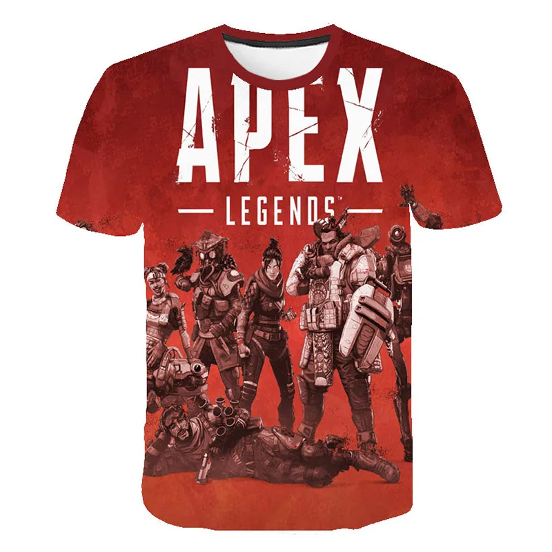 Dragon Ball 2019 новые летние футболки с 3D принтом коротким рукавом мужские и wo Apex Legends