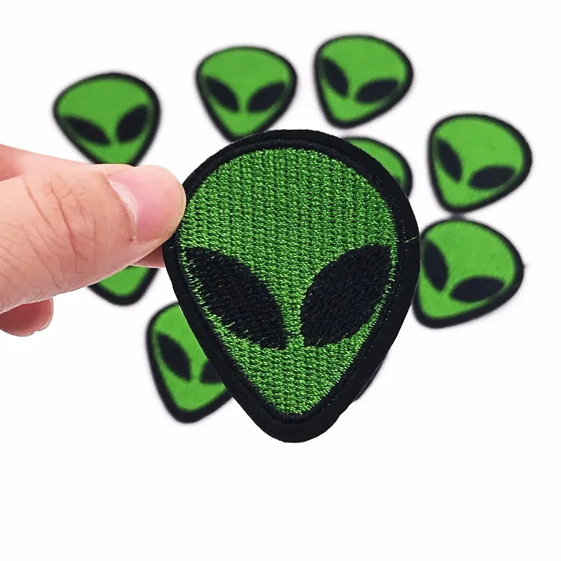 10 шт. Allien UFO Parches вышивка железа на заплатках Одежда DIY полосатая одежда стикер s шитье на Аппликации значок стикер