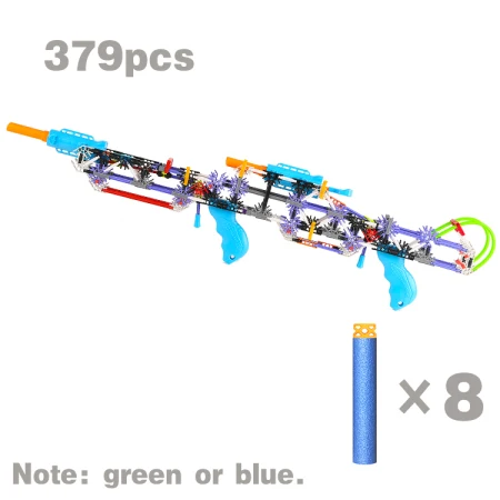Мягкие пули, игрушечный пистолет, пули для nerf, игрушечный пистолет, строительные блоки, сборные игрушки, пистолет-пулемет для мальчиков, Детский Рождественский подарок - Цвет: 5909
