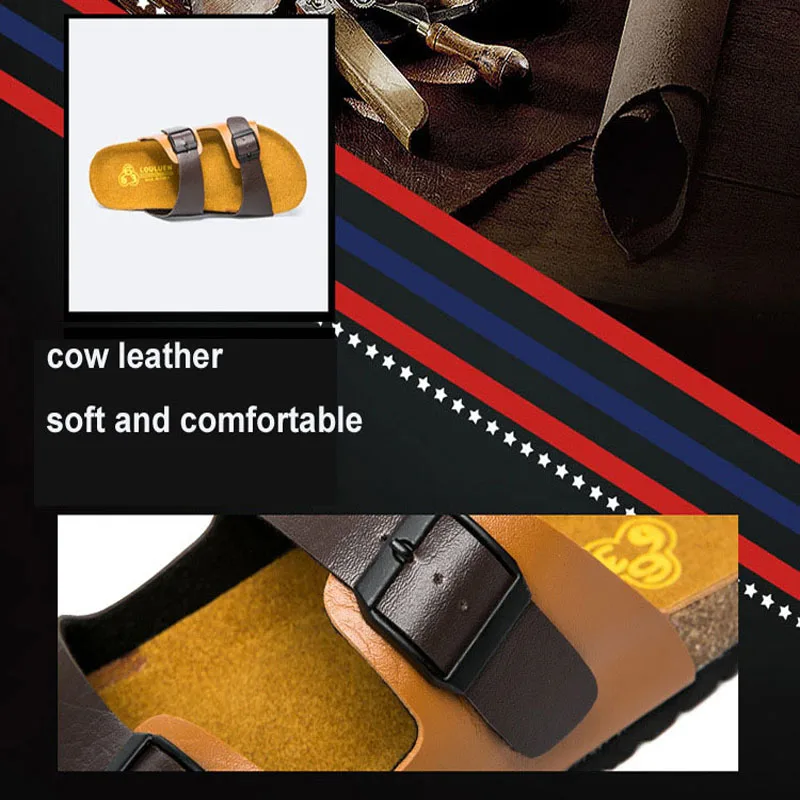 Лидер продаж летние классические мужские повседневные сандалии на плоской