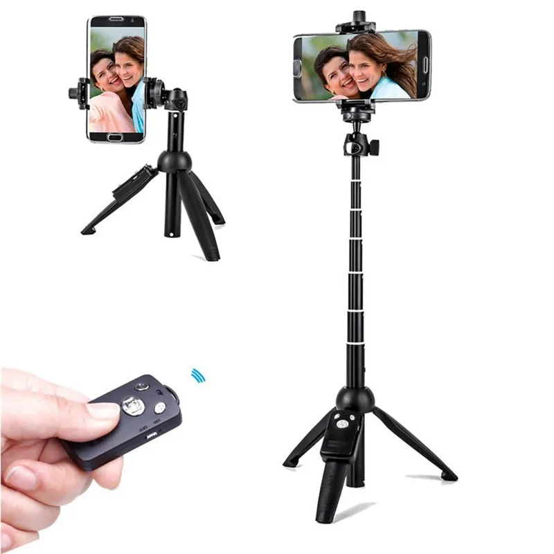 Штатив для селфи портативный Bluetooth ручной легкий штатив 3-в-1 с дистанционным