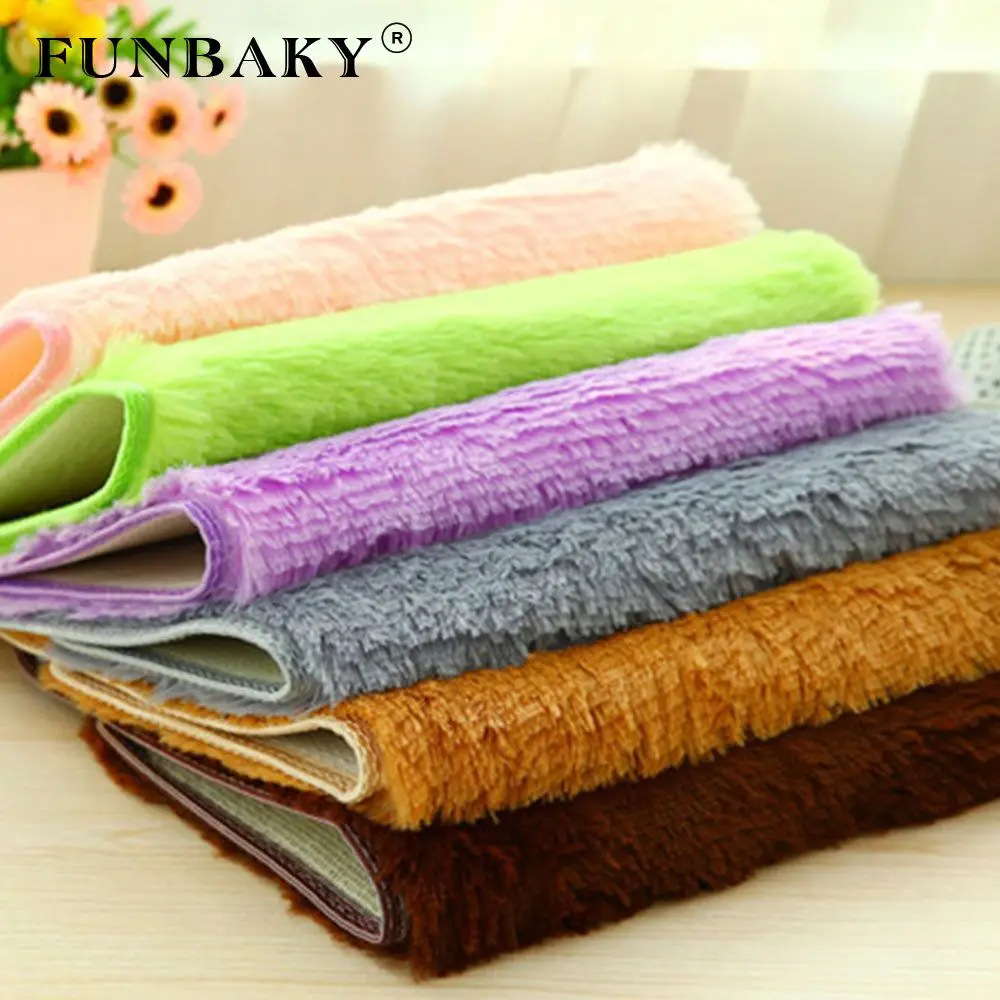FUNBAKY 40*60 см цветной Нескользящий Впитывающий Коврик из микрофибры для ванной комнаты, коврик для ванной