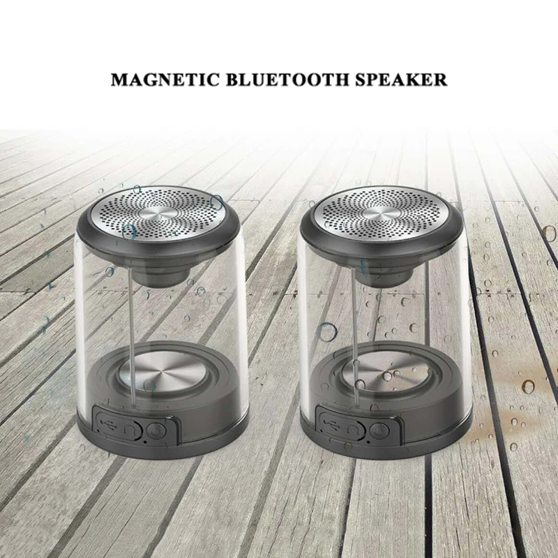 Двойной беспроводной Bluetooth V4.2 динамик с магнитной присоской 360 градусов стерео