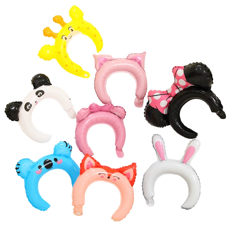 1 шт. вечерние воздушные шары в виде животных из мультфильмов украшение для
