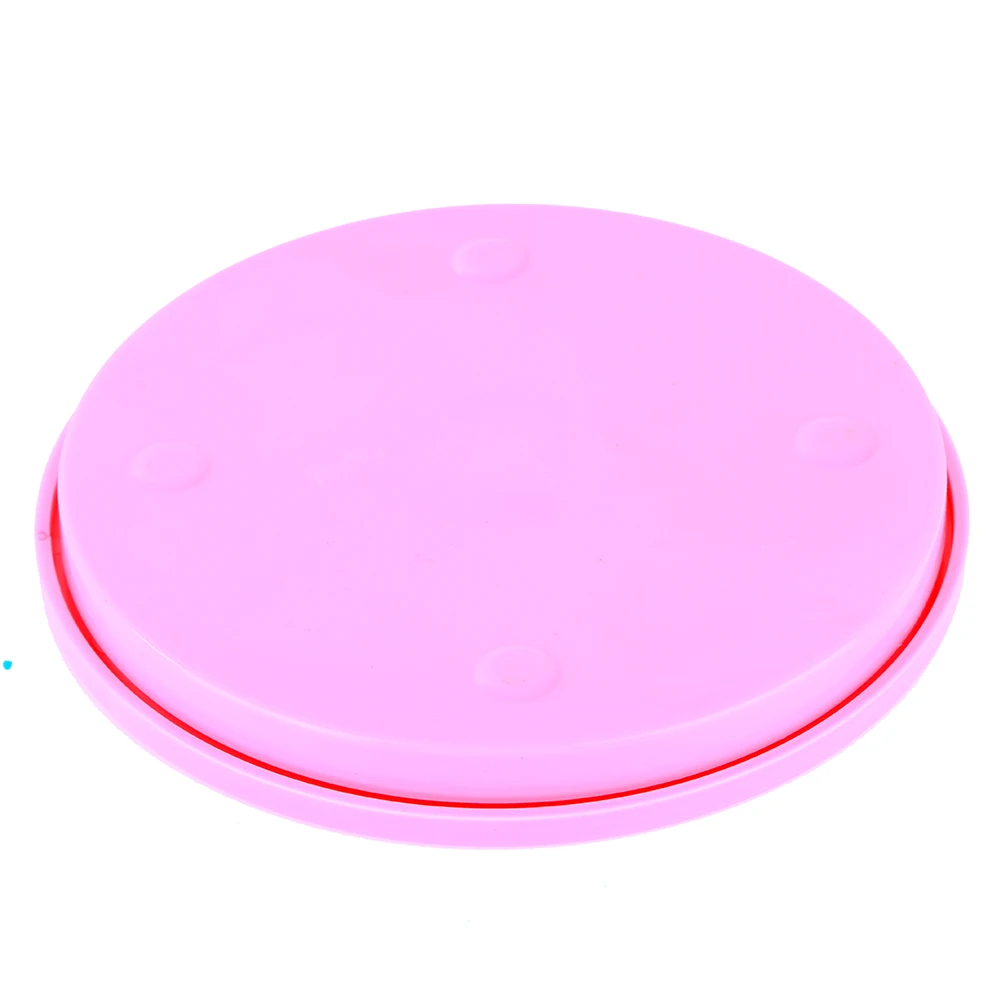 Круглая Поворотная тарелка для глазировки торта 14 см вращающаяся декоративная