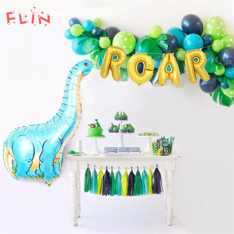 1 шт. надувной динозавр воздушные шары и рисунком животных для маленьких