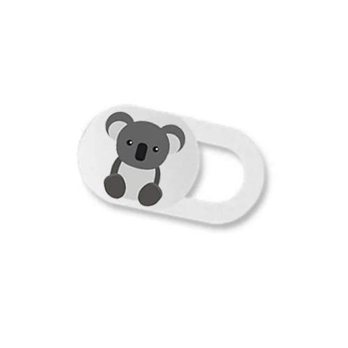 1 Koala White Orsda чехол для веб-камеры ультра-тонкий магнит затвора слайд пластиковая крышка камеры Универсальный камера для ноутбука IPad мобильный телефон камера Pad PC - Цвет: 1 Koala White