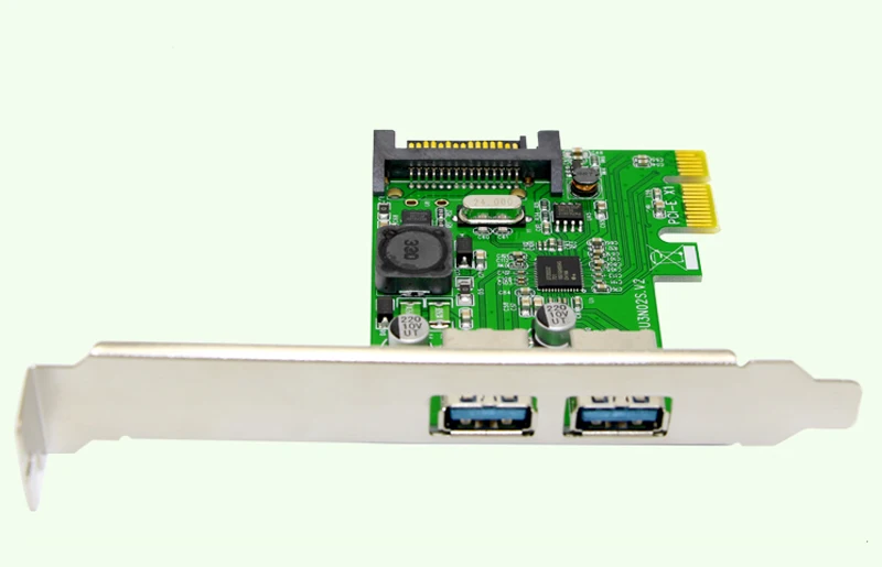 Адаптер для контроллера PCI E Express x1 на 2 порта USB 3 0|pci-e express|usb 3.0 controllerusb controller card |