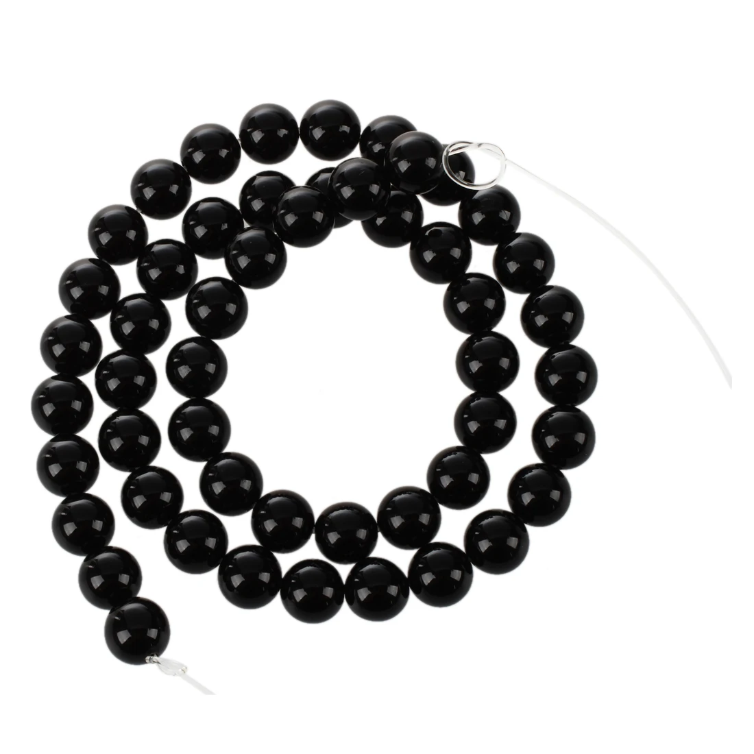 Круглые бусины черного оникса 8 мм полудрагоценные камни|loose beads|beads loosebeads beads |