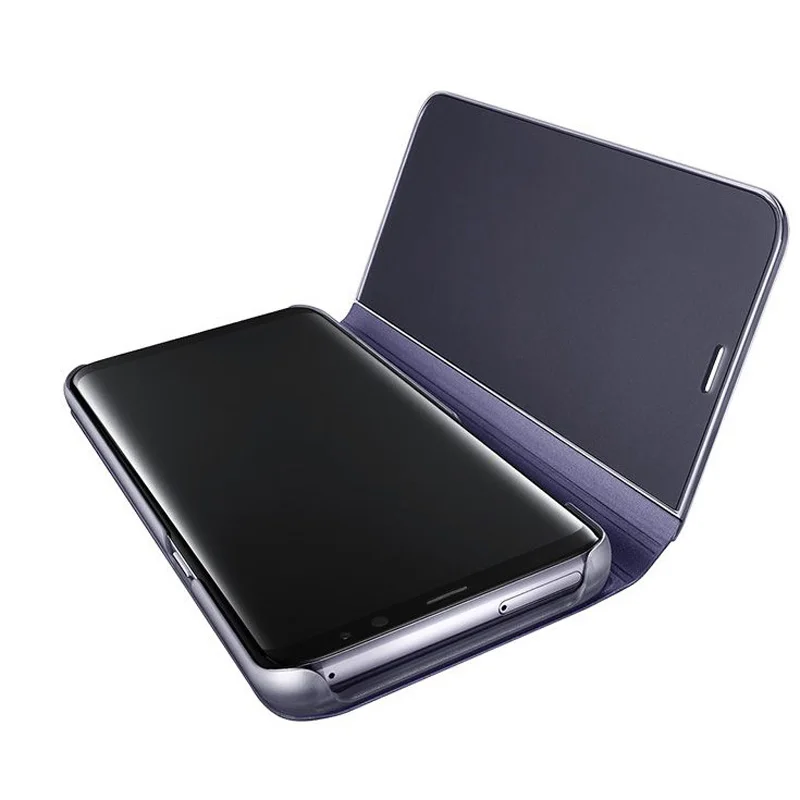 Для samsung s8 case smart cover nkobee для galaxy смарт ic зеркало флип плюс 30 шт./лот | Мобильные