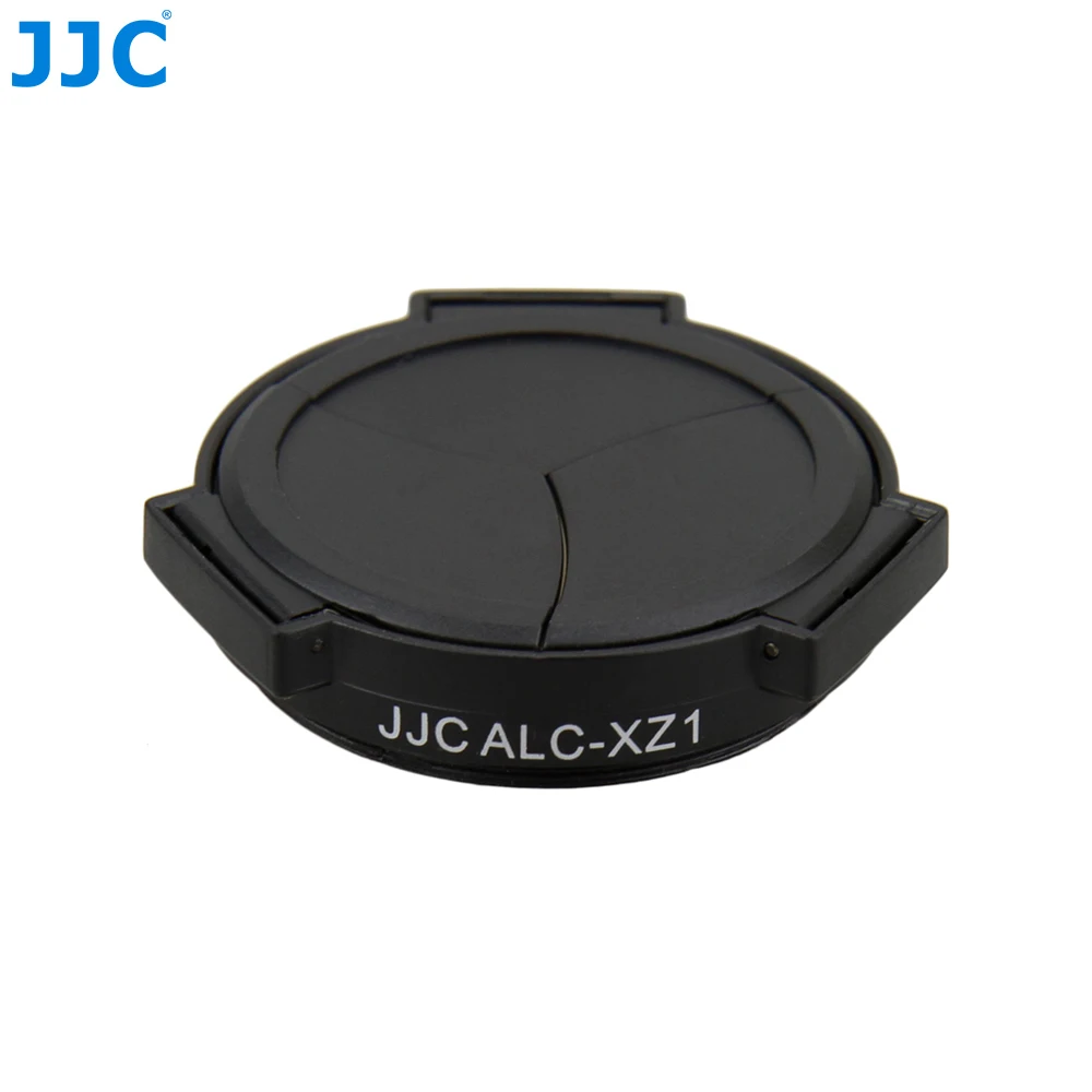 JJC Auto Lens Cap Black Self-Retaining Open Close Protector for OLYMPUS XZ-1, XZ-2