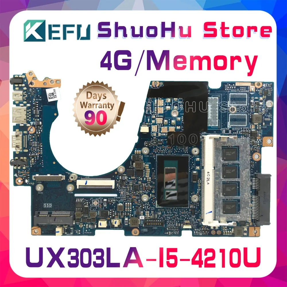 

KEFU For ASUS Zenbook UX303LN UX303LA UX303LNB U303L UX303L UX303LB I5 Laptop Motherboard Tested 100% work original Mainboard