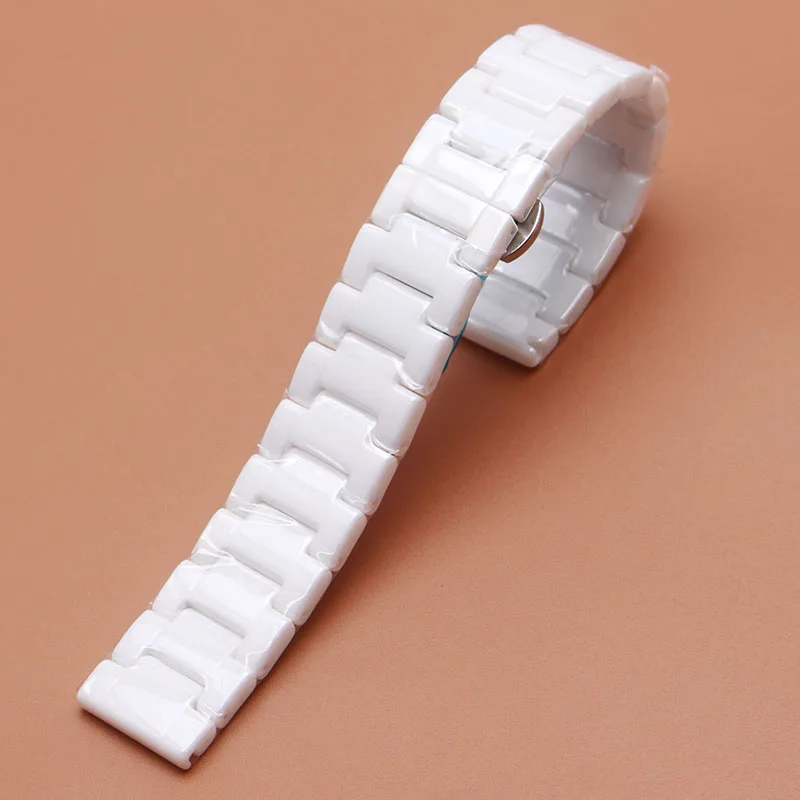 

Watchbands New White Ceramic Watch Strap for Ar1485 Ar1486 Ar1487 Ar1479 Ar1480 Women Watchband 14mm 16mm 18mm 20mm Watch Band