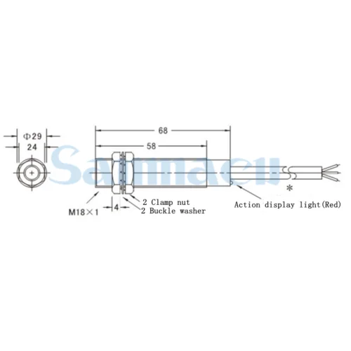 LJ18A3-5-Z/BX/AX/BY/AY NPN/PNP NO/NC M18 DC6-36V 5 мм переключатель датчика приближения | Обустройство