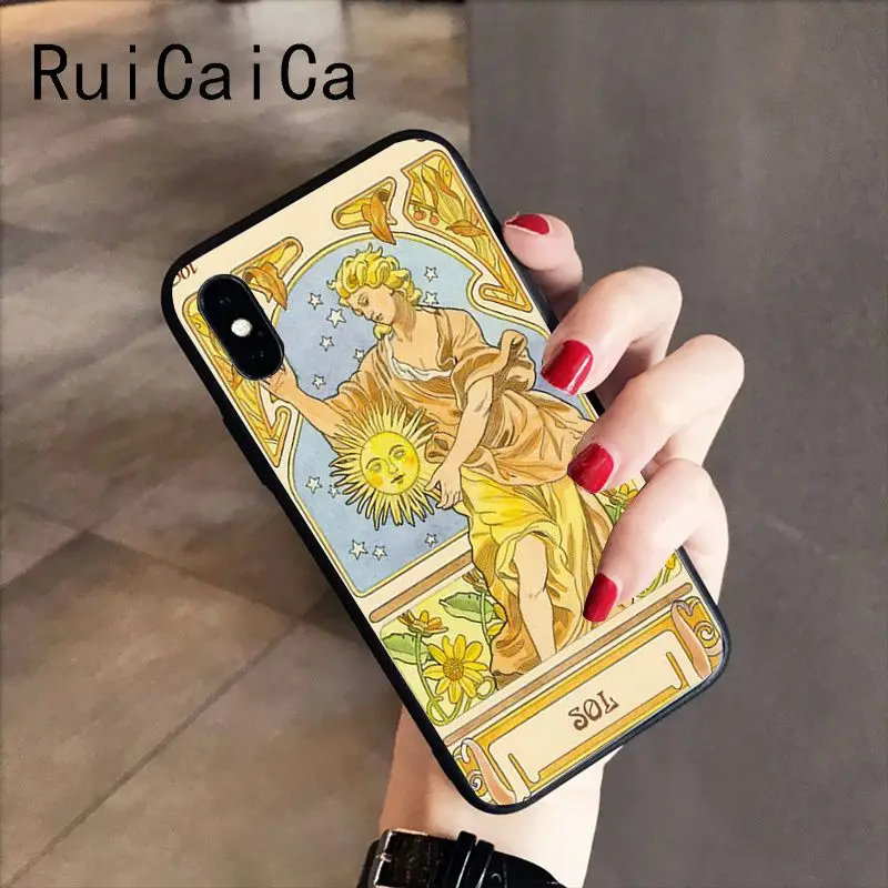 RuiCaiCa художественный постер ALPHONSE MUCHA тонкий мягкий силиконовый чехол для телефона