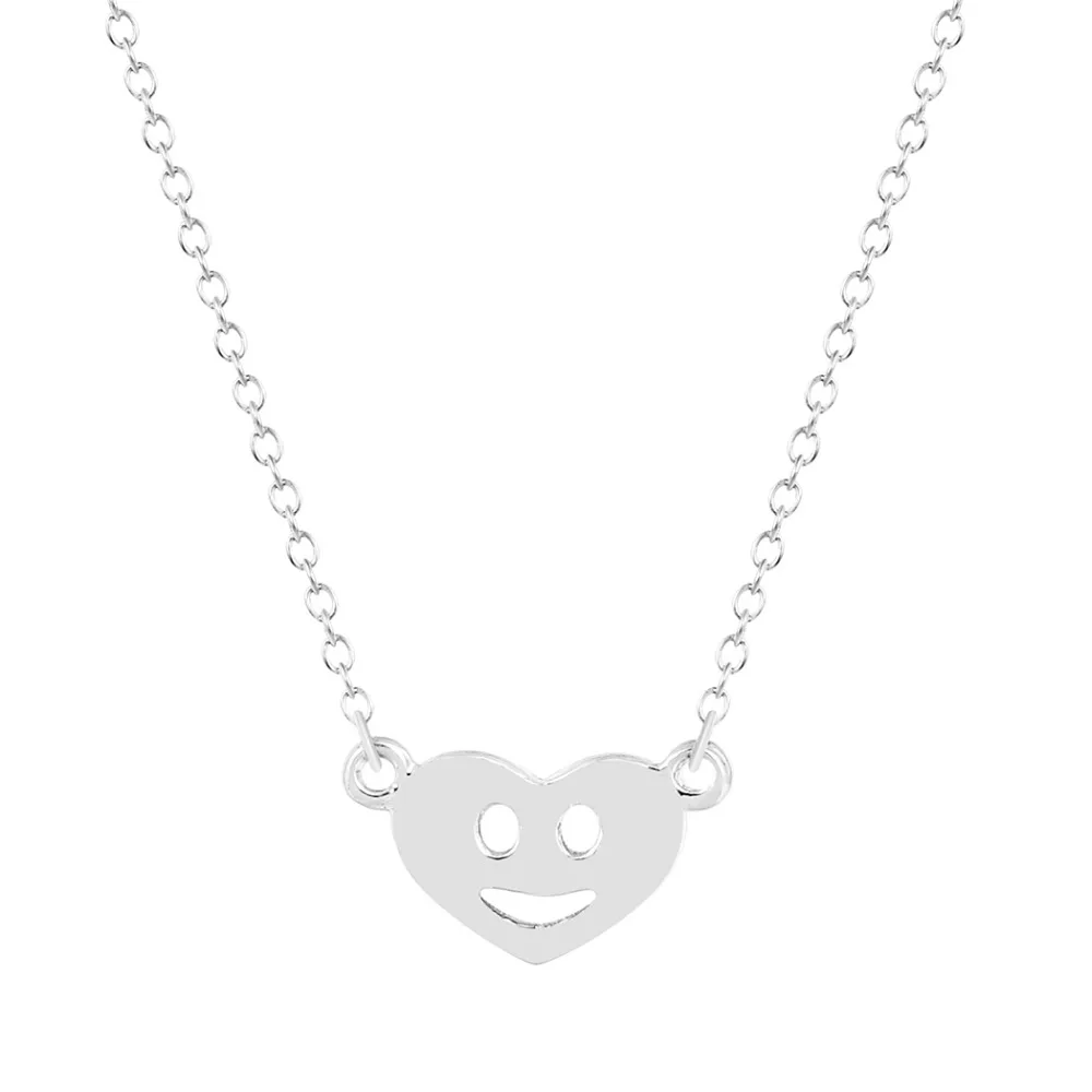 QIAMNI Sunshine Smile in Heart ожерелье уникальный кулон модное ювелирное изделие подарок для