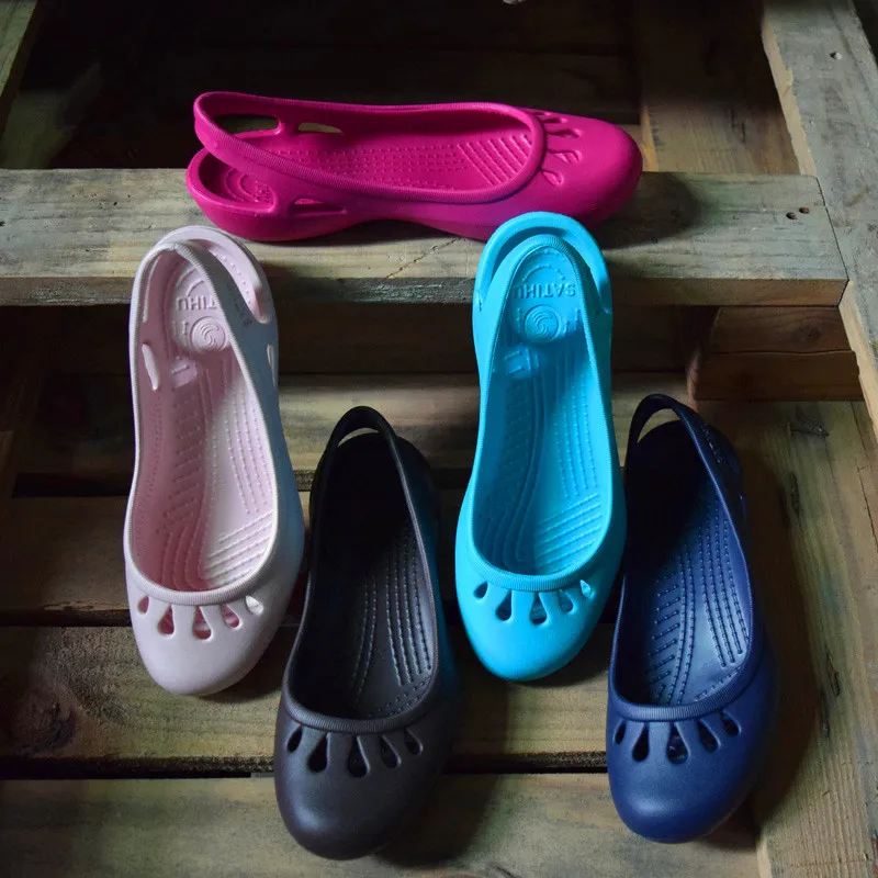 Maggie's Walker Beach Shoes Women Sweet Sandals Summer Fashion Candy-colored Slip-on Resin Wedges Size 35~40 | Обувь