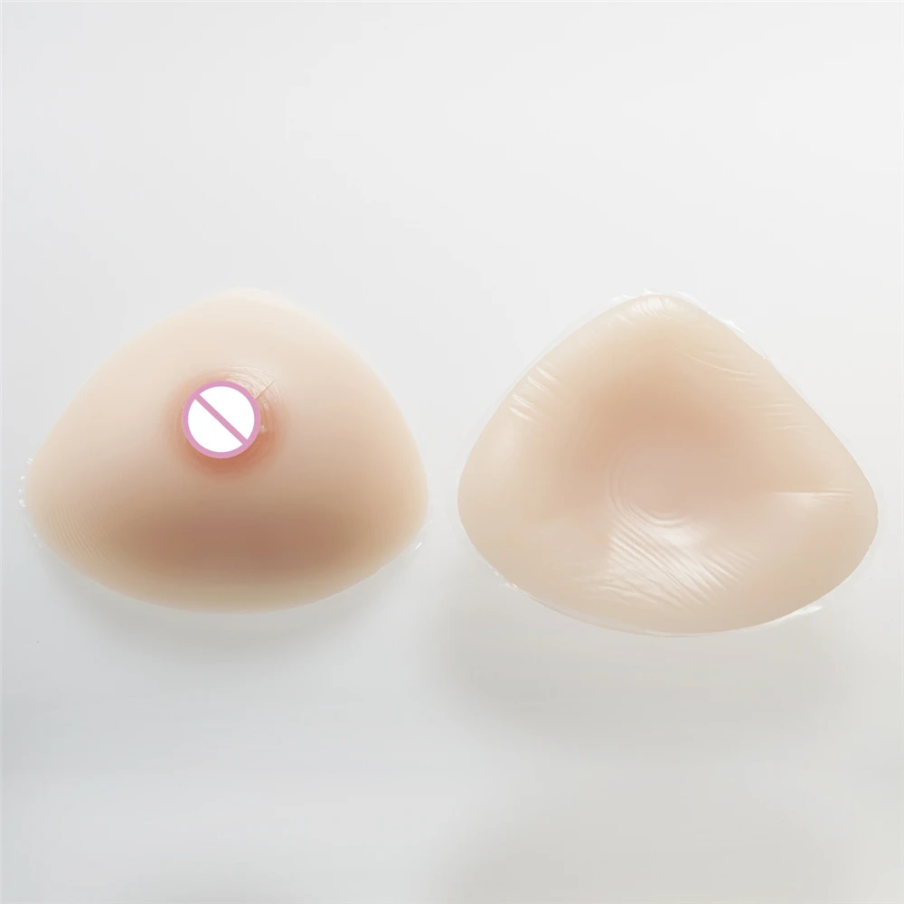 Улучшенная форма груди 600 г/пара Реалистичная силиконовая грудь для