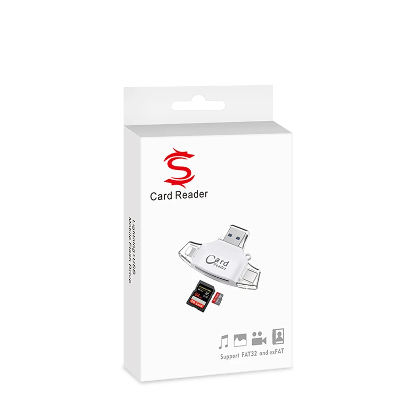 Большая Акция все в 1 TypeC Micro SD кардридер Microsd SDXC/SDHC адаптер TF Память Прямая