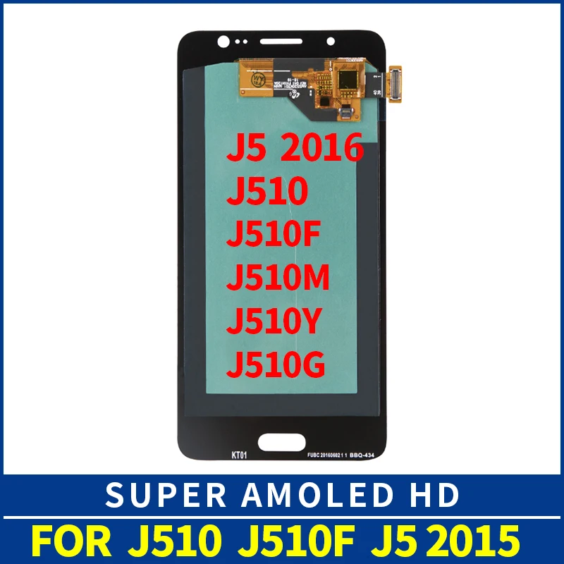 OLED J510F ЖК дисплей для Samsung Galaxy J5 2016 J510FN J510Y/M J510G J510 сенсорный дигитайзер в