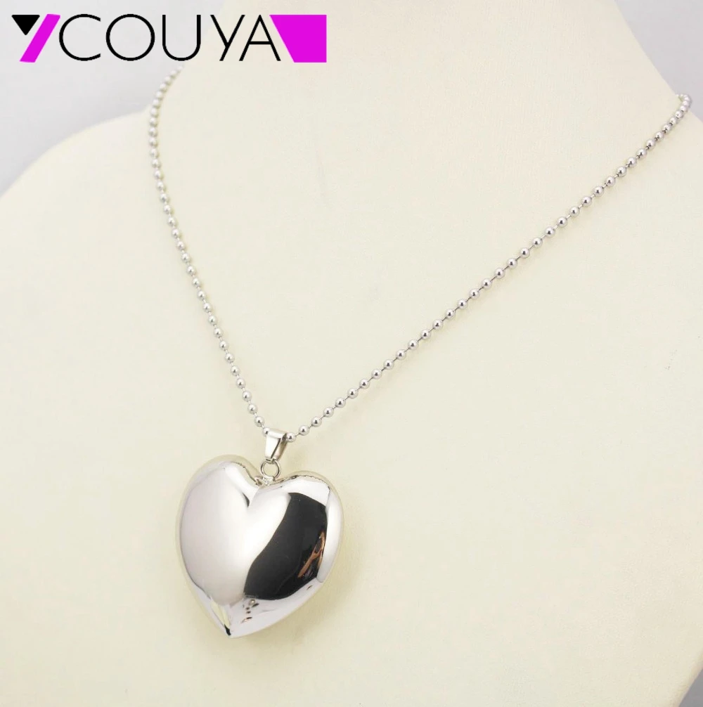 COUYA 2017 Fashion Jewelry necklace good friends long chain silver color heart pendant for women | Украшения и аксессуары