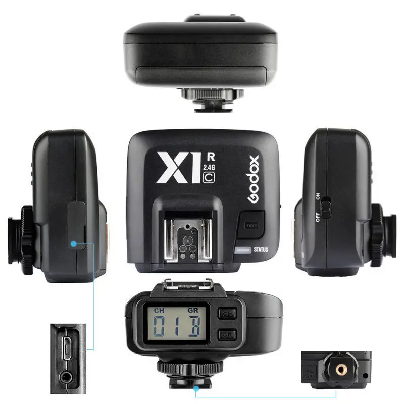 Оригинальный Godox X1C TTL 2 4G беспроводной приемник для камер Canon EOS серии (X1C-R) X1C-R AD360II |
