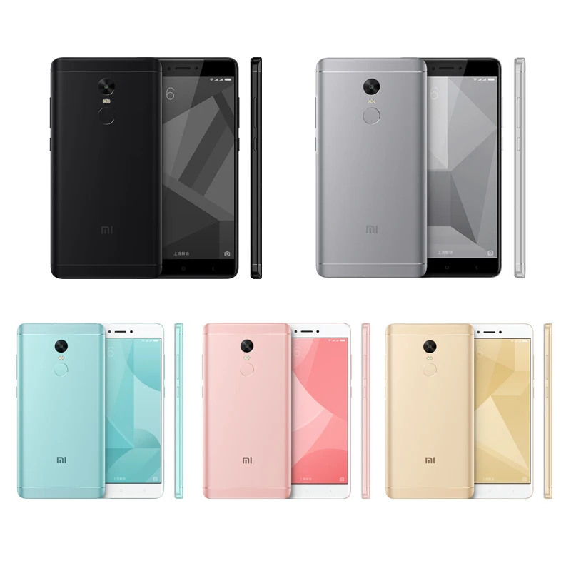 Оригинальный Xiaomi Redmi Note 4X4 ГБ Оперативная память 64 Встроенная мобильного телефона