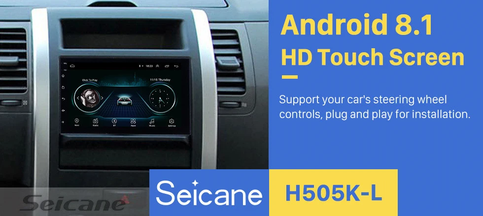 Seicane Универсальный Android 8,1 " 2Din автомобильный Радио сенсорный gps мультимедийный плеер для Nissan TOYOTA Kia RAV4 Honda VW hyundai