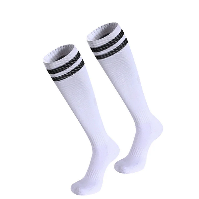 White Black Stripes Гольфы для мужчин и женщин, высокие носки, бейсбольные, унисекс, полосатые, футбольные, спортивные, несколько цветов - Цвет: White Black Stripes