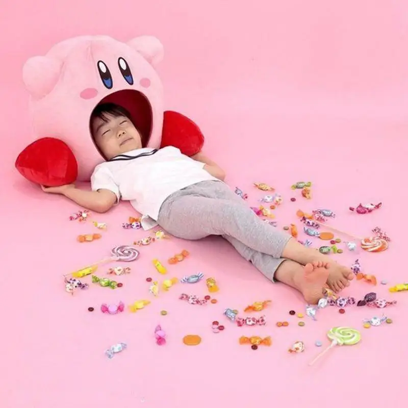 Супер Kawaii игры Кирби Сиеста Toe Box плюшевые мягкие сна подушки детские косплэй