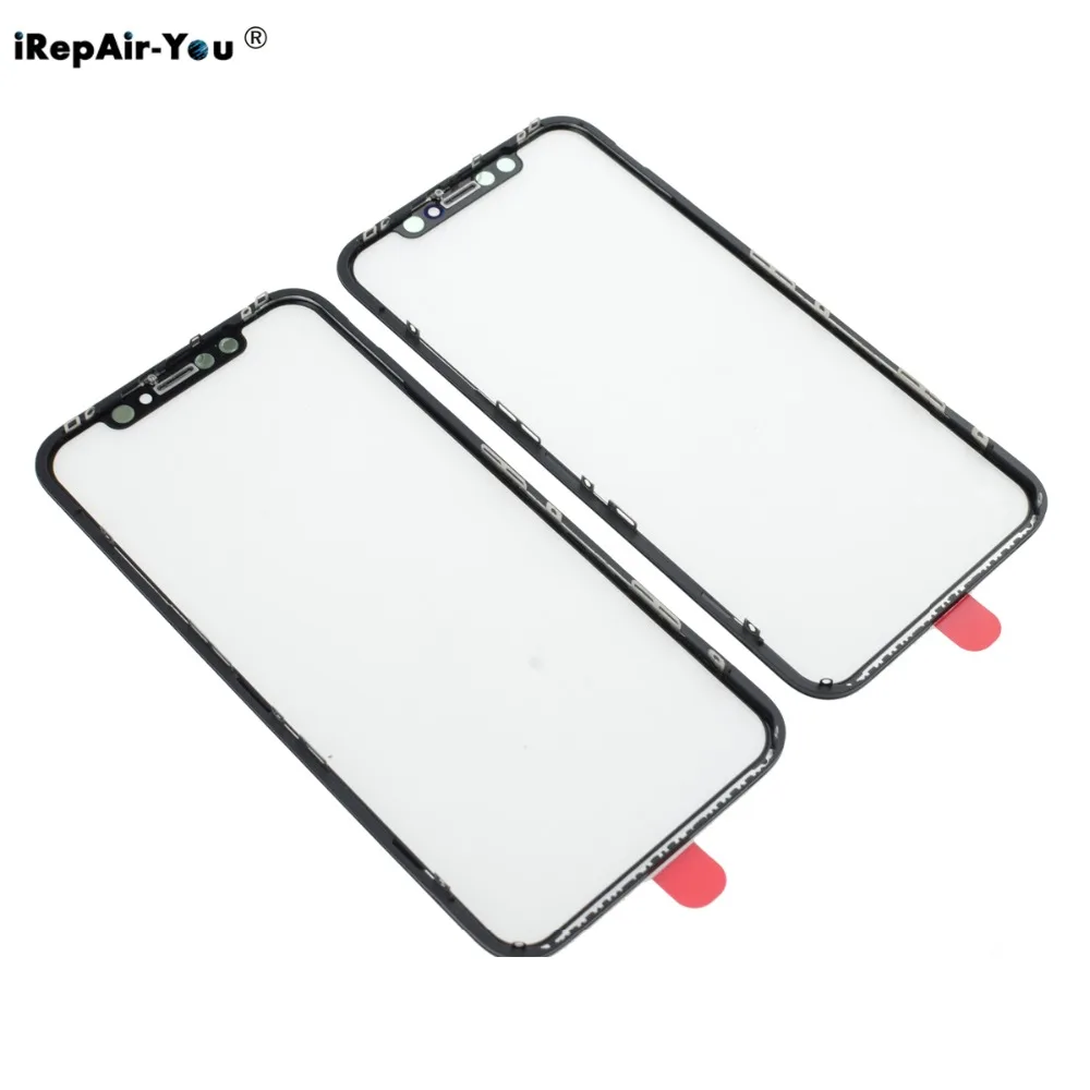 2 шт 3 в 1 LCD экран Переднее внешнее стекло с OCA клеем для iPhone XR 6 &quotстекло со средней