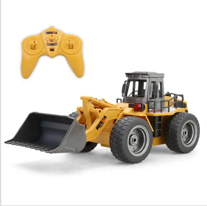 HuiNa игрушки 1520 шестиканальный 1/18RC металлический бульдозер зарядки радиоуправляемая модель автомобиля, игрушки для детей, подарки