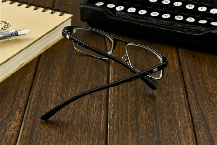 1-1,5-2-2,5-3-3,5-4 до-6,0 готовые очки для близорукости для женщин и мужчин Ретро металлическая оправа квадратные студенческие очки для близорукости для унисекс